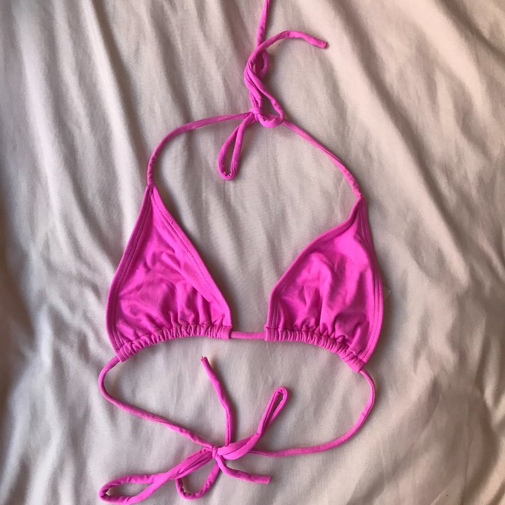 Pink Bikini Top